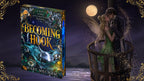 Book titled 'Becoming Hook' by Mary Mecham with a fantasy scene of a couple embracing under a moonlit sky.