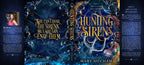 Book cover of 'Hunting Sirens' by Mary Mecham with decorative elements and text.
