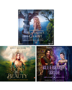 Three book covers of Mary Mecham's fantasy novels on a white background
